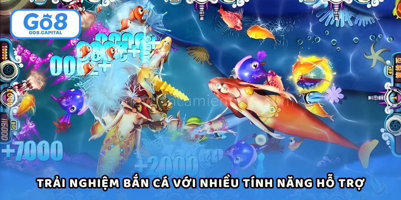 Trải nghiệm bắn cá thần rồng với nhiều tính năng hỗ trợ