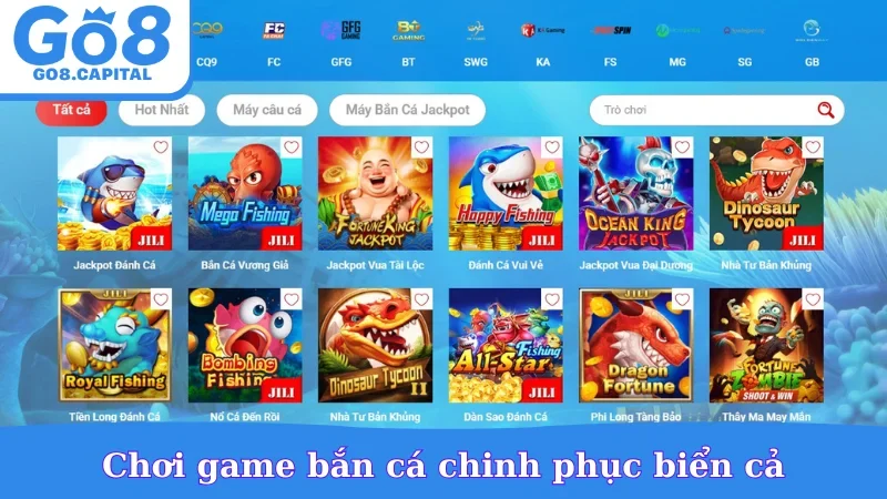 Chơi game bắn cá chinh phục biển cả